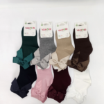 Meias de menina com laço